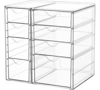 Organizer da scrivania con 8 cassetti Cassettiera con funzione estraibile