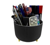 Organizer da scrivania girevole a 360°, organizer da scrivania con scomparti multipli, organizer per pennelli da trucco e prodotti per la cura della pelle, organizer da scrivania per cancelleria,