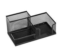 Organizer da scrivania Leviatan, portapenne, portapenne da scrivania, scaffale da ufficio con porta banconote in rete, Sable, 205 x 103 x 98 mm