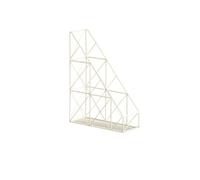 Organizer da scrivania portariviste verticale in ferro singolo porta libri | Portariviste con slot for l'aula dell'home office
