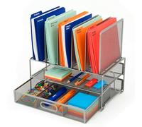 Relaxdays Organizer scrivania cassetto ripiani