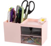 Organizer da scrivania versatile e multifunzionale con ampio spazio di archiviazione, organizer per articoli da ufficio tutto in uno, adattabile alle