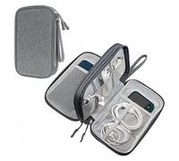 Organizer da viaggio Accessori elettronici Borsa da trasporto Tech Case Pouch per cellulare SD Card Cavi Caricabatterie Power Bank Cavi Auricolari Penne con Design a strati Impermeabile Oxford Mate