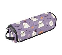 Organizer da viaggio impermeabile per strumenti per capelli con cuscinetto resistente al calore carino atmosfera spettrale