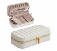 Organizer da viaggio per gioielli, colore bianco