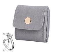 Organizer da viaggio per gioielli, elegante custodia pieghevole con fibbia per orecchini, anelli, bracciali, donne, uomini, giovani, nonne, affari