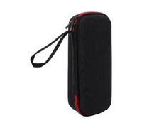 Organizer da viaggio per rasoio elettrico Custodia rigida in EVA con cerniera Borsa portatile per cavi per accessori da esterno aziendali 21 x 9 x 6 cm - Nero Rosso