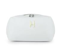 Organizer da viaggio pronto per articoli da toeletta, grande capacità, con scomparti multipli, elegante contenitore per cosmetici, borsa da bagno, Lettera H