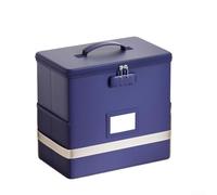 Organizer Documenti con Maniglia per Ufficio e per casa Organizer | Resiste a 2000°F, protegge da fuoco e acqua, lucchetto combinazione, per ideale documenti vitali