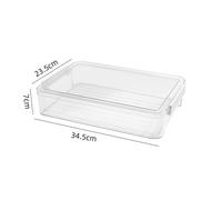 Organizer documenti custodia scrivania contenitore carta desktop con coperchio