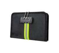 Organizer documenti sottile trasportabile con fiamme e acqua, scomparti sicuri per una facile conservazione, borsa compatta multiplo non infiammabile