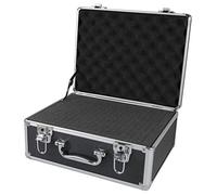 Organizer e Contenitore per Utensili Valigetta per Attrezzi in Alluminio - Custodia per Trasporto con Inserto in Schiuma Nera Valigetta per Attrezzi Cassetta per Attrezzi Portatile per Dadi, bulloni,