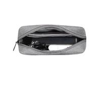 Organizer elettronico per l’essenziale da viaggio Borsa portaoggetti impermeabile for accessori digitali portatile da viaggio di grande capacità for fascia for cavo USB for telefono cellulare(Grey,L)