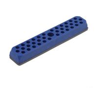 Organizer esagonale in plastica con 43 scomparti per materiale resistente | Contiene 43 punte in modo sicuro, previene la caduta, si adatta a driver da 0,6 cm, ideale per cassette degli attrezzi