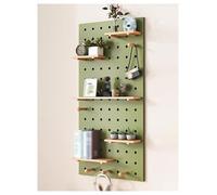 Organizer espandibile da parete con ganci e accessori, soluzione di archiviazione personalizzabile per casa, ufficio, garage, officina