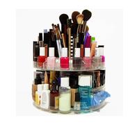 ORGANIZER ESPOSITORE COSMETICI MAKE UP TRUCCO GIREVOLE ROTANTE 360° GLAM CADDY