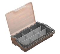 Organizer estetico moderno per cassetta degli attrezzi con impugnatura ondulata per una soluzione antiscivolo e ordinata in vari ambienti, organizer per cassette degli attrezzi estetiche moderne