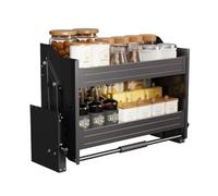 Organizer For Armadietti Estraibili, Ripiano Scorrevole Da Parete For Cucina Estraibile, Cestello Portaoggetti For Dispensa, Capacità Di 66 Libbre, For Cucina(550mm cabinet)