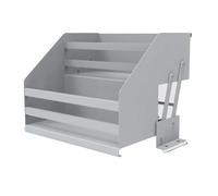 Organizer For Armadietto Estraibile, Porta Spezie A Parete A 2 Livelli, Cestino Portaoggetti For Dispensa, Capacità Di Carico Di 33 Libbre, For Cucina