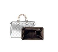 Organizer for borsa adatto for la fodera for borsa in nylon Lv Speedy, organizzatore for borsa, for fodera for portafoglio, plug-in(Cofffee)