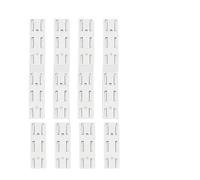 Organizer for Presa Multipla Autoadesivo Fissatore for for Cavo Multipresa Con Guida Scorrevole In Plastica Per Ciabatta(White12pcs)