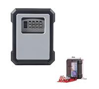 Organizer for scatola segreta con chiave for montaggio a parete Combinazione a 4 cifre Password Codice di protezione for la sicurezza Cassetta di sicurezza for la casa(Style 9)