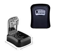 Organizer for scatola segreta con chiave for montaggio a parete Combinazione a 4 cifre Password Codice di protezione for la sicurezza Cassetta di sicurezza for la casa(Large Style 6)