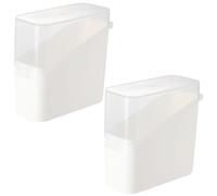 Organizer Frigorifero,Contenitori Frigo 4 contenitori for alimenti in frigorifero, for conservare formaggio, caffè, verdura fresca e frutta