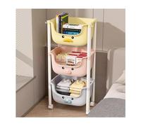 Organizer Giochi Per Cameretta Carrello Portaoggetti Multistrato Per Giocattoli Con Ruote Universali, Scatola Per Giocattoli Carina Con Contenitori Per Soggiorno, Camera Da Letto, Sala Giochi Scaffale