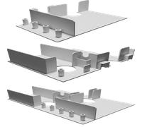 Organizer Gioco da Tavolo per Mysterium Park Porta Carte Vassoio 3D