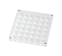 Organizer in acrilico con design a 36 griglie e forte chiusura magnetica per mantenere i tuoi tesori al sicuro durante i viaggi (a forma di cuore)