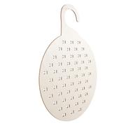 Organizer in Legno per Fermagli Chioma Bambina, Versione Appesa | Tonalità Kaki, per Elastici e Mollette, Uso Domestico, Decorazione da Parete, Supporto per Esposizione Ordinata