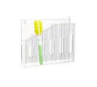 Organizer in paglia per anta 'armadio, contenitore in acrilico per bancone e porta, dispenser di paglia, per cucchiai, bacchette, agitare, armadio, cassetto, parete frigorifero