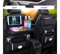 Organizer in pelle per sedile con tavolo - Multi-tasche, facile installazione