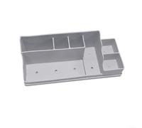 Organizer in silicone per bagno con design sfalsato, per riporre spazzolini da denti e altro (grigio)
