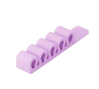 Organizer in silicone per cavi / articoli da ufficio - Viola