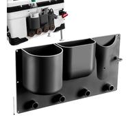 Organizer laterale per foro, senza trapano, con foro di drenaggio | vano laterale per tronchesi, per pinze telefono cellulare bottiglia d'acqua e regali per doni