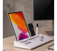 Organizer Lavagna da Scrivania Ufficio Vano Portaoggetti Porta Tablet Smartphone