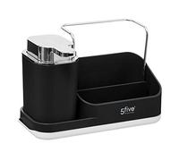 Organizer Lavello Cucina -Dispenser Detersivo Piatti e Portaspugna -Organizer Cucina Salvaspazio -Casalinghi e Accessori Cucina Particolari -3 Colorazioni