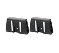 Organizer magnetico a 6 slot per cacciavite elettrico con guscio in ABS resistente e supporto di montaggio sul manico, nero (confezione da 2)