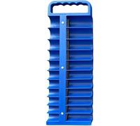 Organizer magnetico per prese con magneti a doppia forza e guide per prese da 1/4 3/8 1/2 pollici, vassoio in ABS resistente con attacco magnetico posteriore (12,7 mm), attrezzatura professionale