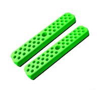 Organizer magnetico per punte esagonali da 36 slot da 1/4", custodia verde con base in gomma, organizer per punte da trapano per officina