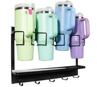 Organizer Magnetico Tazze Stanley Acciaio 5 Ganci Scolapiatti 30 40 oz Nero