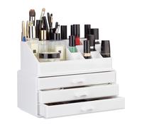 Organizer make up Contenitore per gioielli 16 scomparti Acrilico 3 cassetti