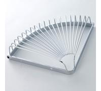 Organizer mensola angolare bagno rame con look antico per shampoo e sapone