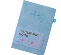Organizer multifunzione per password con divisori e segnalibro a nastro, per la sicurezza aziendale, diario di viaggio, blocco note