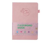 Organizer multifunzione per password con divisori e segnalibro a nastro, per la sicurezza aziendale, diario di viaggio, blocco note