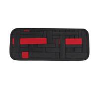 Organizer parasole per auto, facile da installare, pannello antiscivolo per occhiali da sole, per parasole 'auto, per carte di patente di guida, chiave, cuffie pendolari