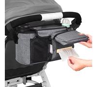 Organizer Passeggino Universale Portabicchieri Isolati Grigio