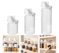 Organizer per alimenti con design ergonomico e chiusura ermetica, perfetto per alimenti secchi nella dispensa (piccolo+medio+grande)